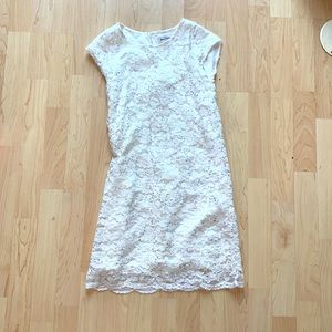 Abercrombie girls size 10(S) white dress